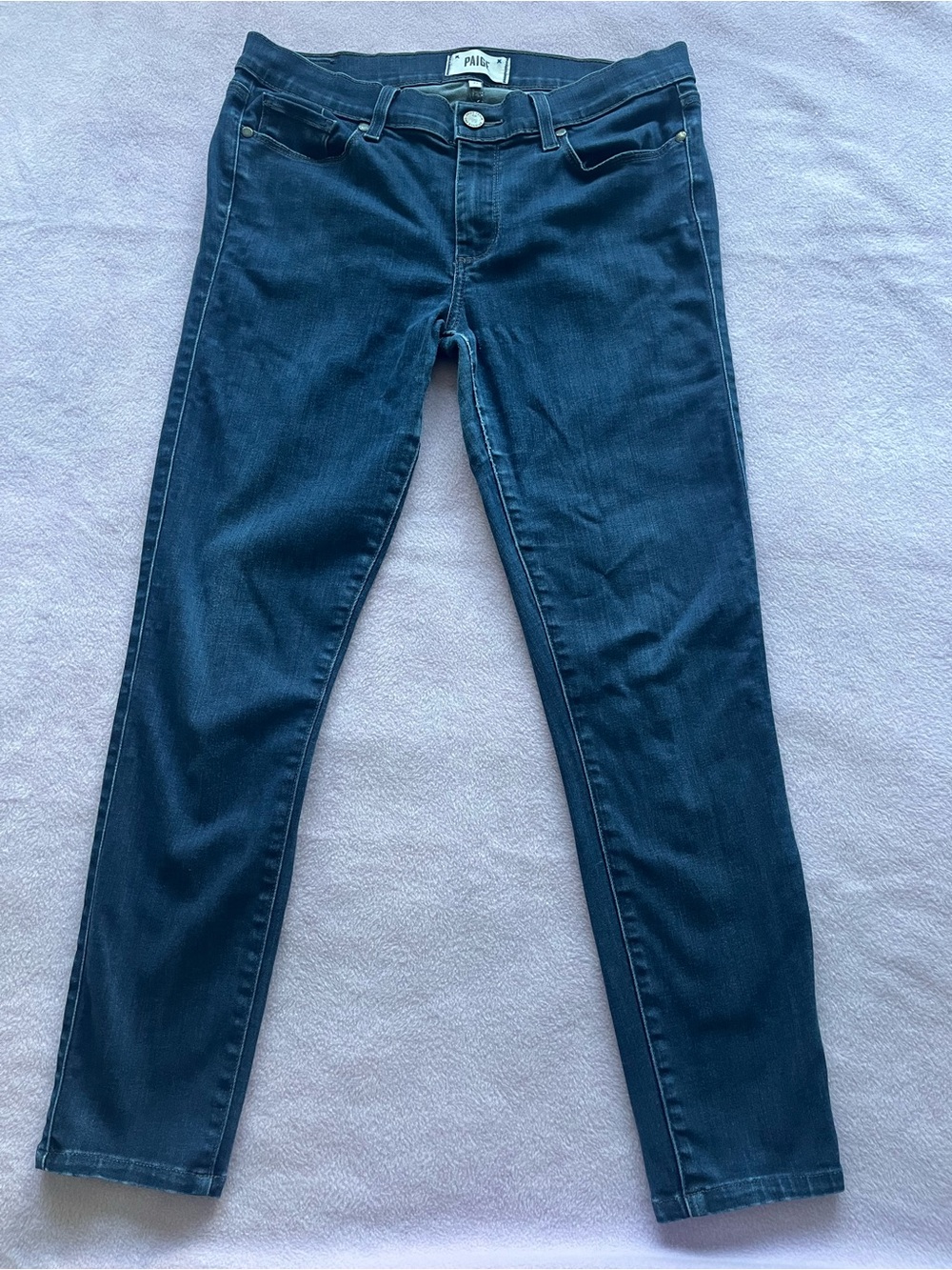 PAIGE Navy Skinny Jeans